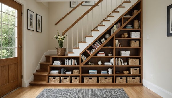 Transformer son escalier en espace de rangement