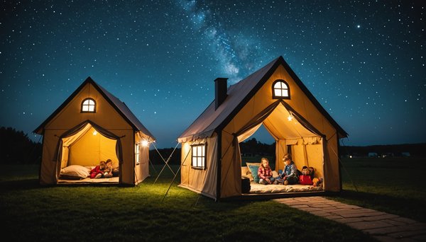 Ma maison dans les étoiles : tentes et maisonnettes pour enfants