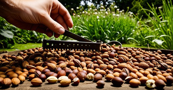 Ramasse noix : l'ustensile idéal pour un jardin toujours propre !